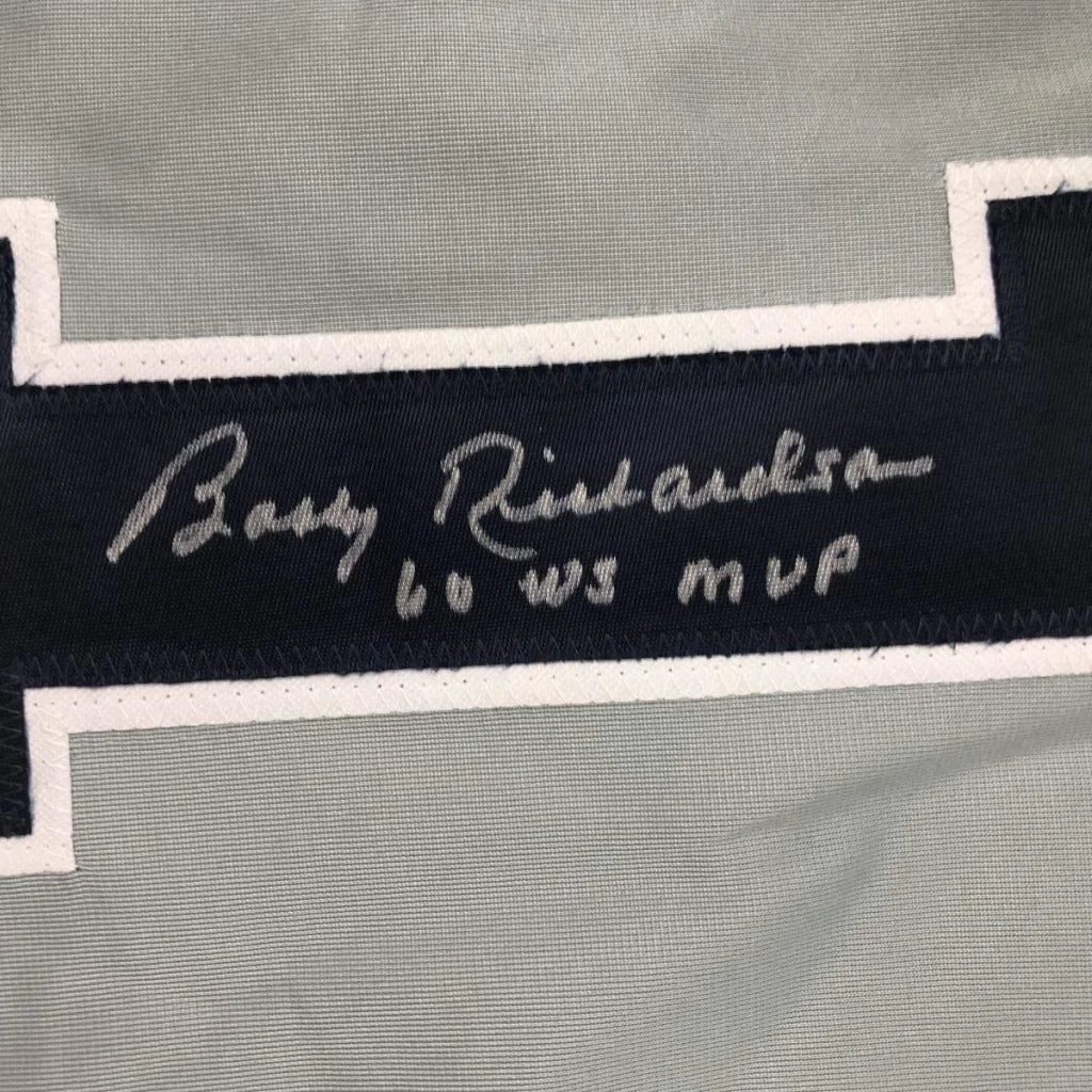 Autographed Bobby Richardson 60 WS MVP New York Grey Baseball Jersey JSA COA | Authenticated Signed Sports Jersey | vintageantiquesgifts.com