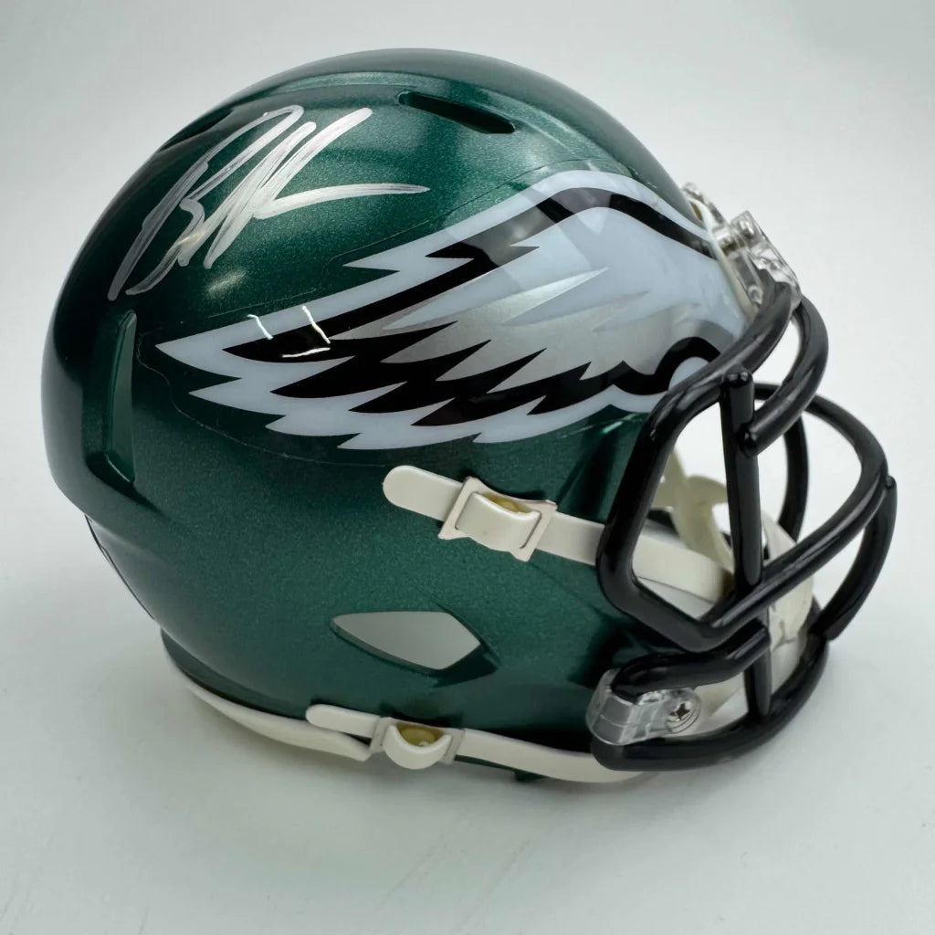 Autographed Brandon Graham Philadelphia Eagles Mini Football Helmet JSA COA | Hall of Fame Sports Memorabilia | vintageantiquesgifts.com