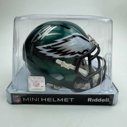 Autographed Brandon Graham Philadelphia Eagles Mini Football Helmet JSA COA | Certified Authentic Signed Memorabilia | vintageantiquesgifts.com