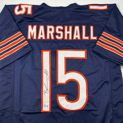 Autographed Brandon Marshall Chicago Bears custom jersey, number 15