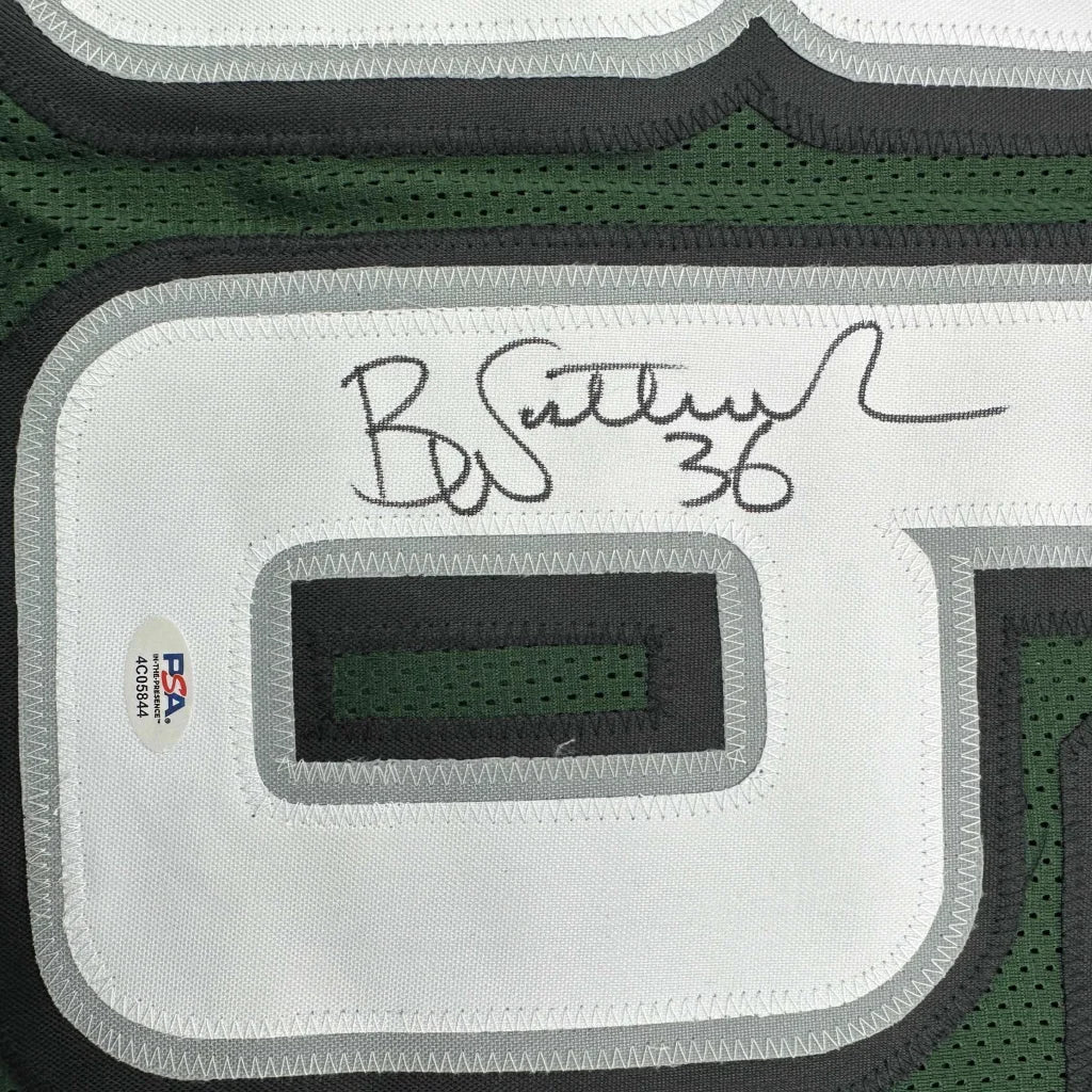Autographed green and white custom jersey from Electrifying Westbrook for professional sports fans
