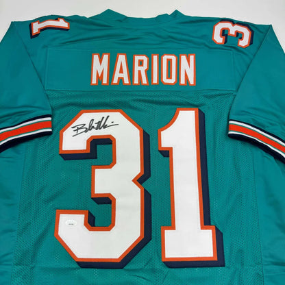 Miami Dolphins #31 signed jersey from professional sports league by Marion