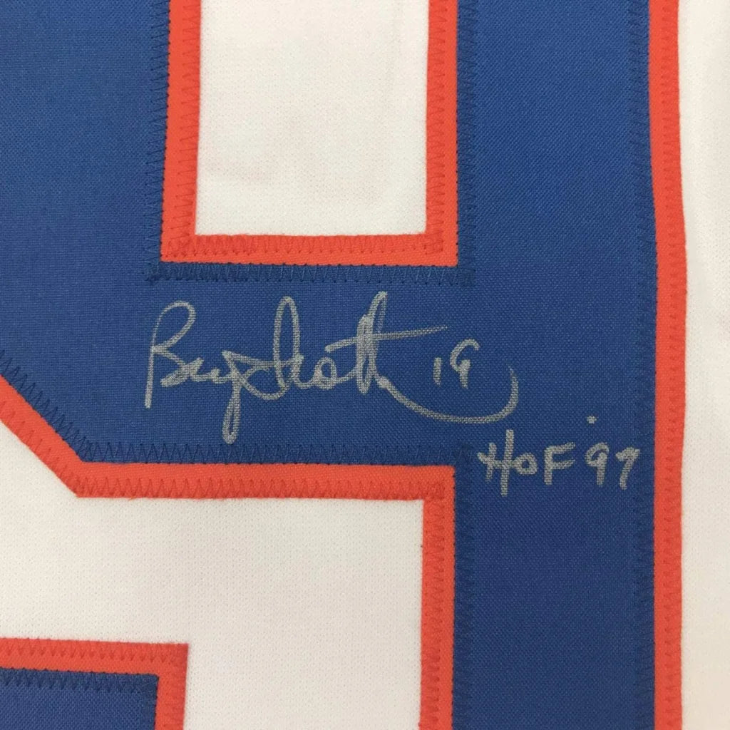 Autographed Bryan Trottier HOF 97 New York Islanders custom jersey