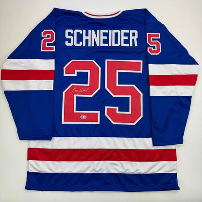 Blue and red custom jersey with number 25 from a professional sports league