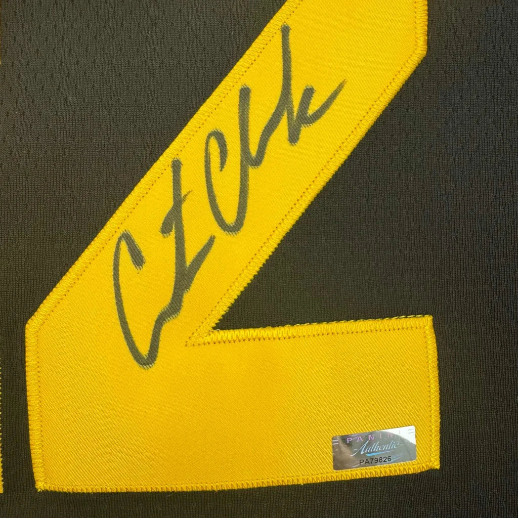 Autographed Caitlin Clark Iowa Black Basketball Jersey Panini COA | Authenticated Signed Sports Jersey | vintageantiquesgifts.com