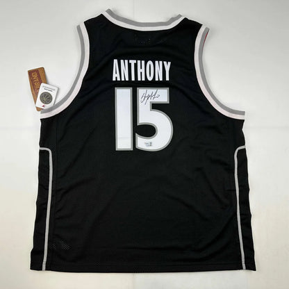 Autographed Carmelo Anthony Syracuse Orange Black Basketball Jersey Fanatics COA | Hall of Fame Sports Memorabilia | vintageantiquesgifts.com