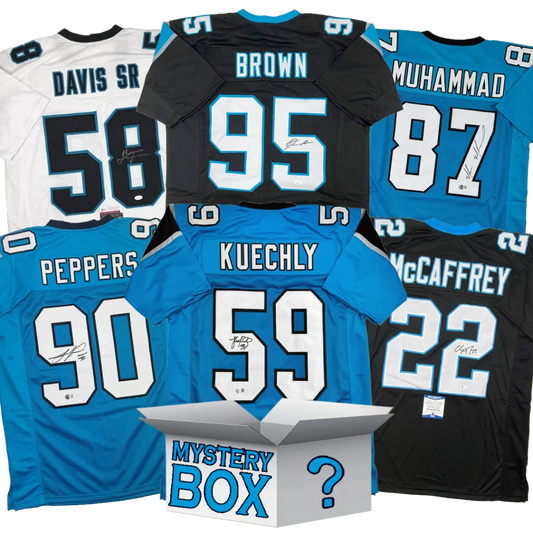 Autographed Carolina Football Jersey Mystery Box with PSA JSA or Beckett COA | Hall of Fame Sports Memorabilia | vintageantiquesgifts.com