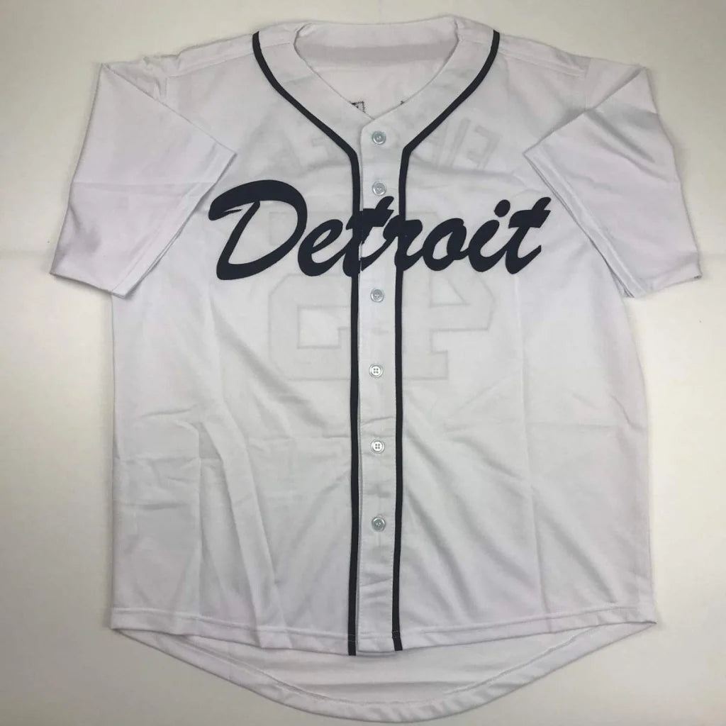 Autographed Cecil Fielder Detroit White Baseball Jersey JSA COA | Authenticated Signed Sports Jersey | vintageantiquesgifts.com