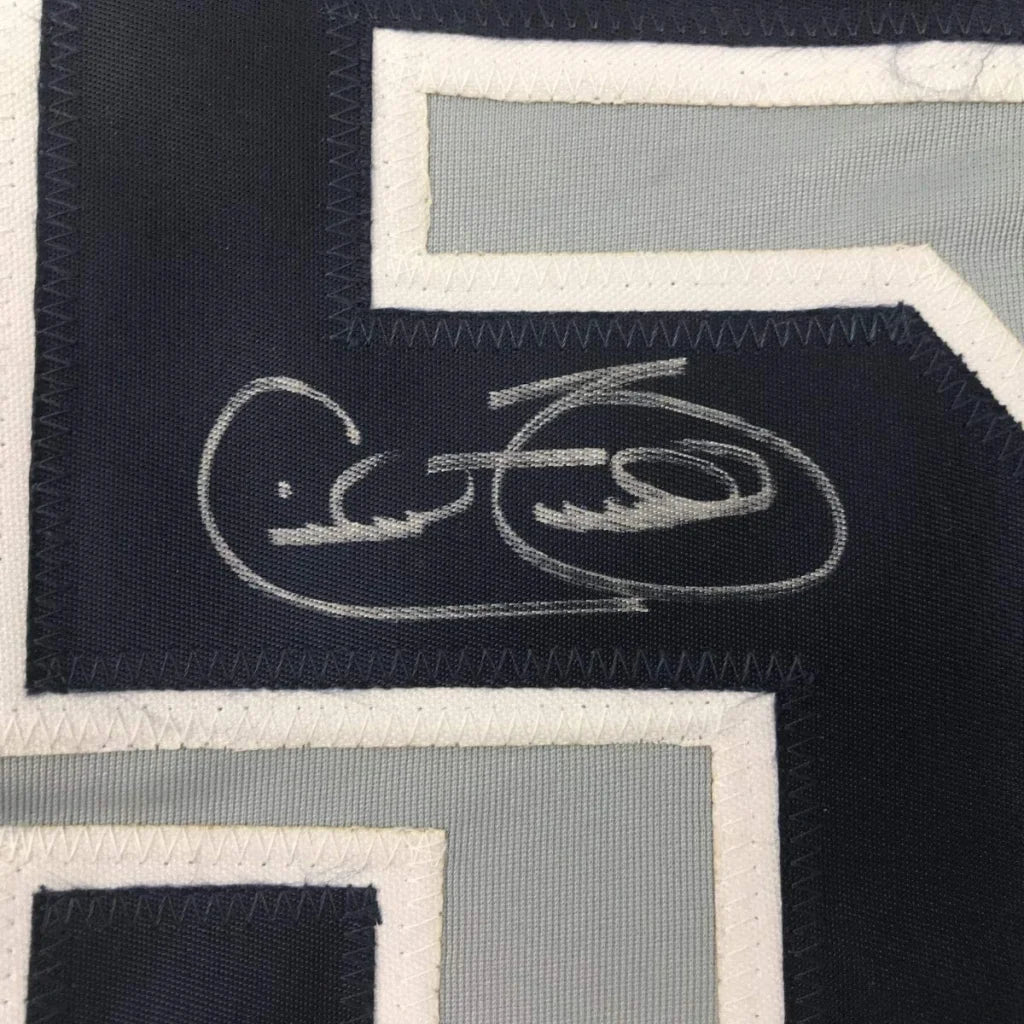 Autographed Cecil Fielder New York Yankees gray custom jersey JSA COA