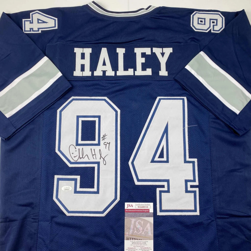 Custom Jersey Charles Haley Dallas Signed with JSA COA