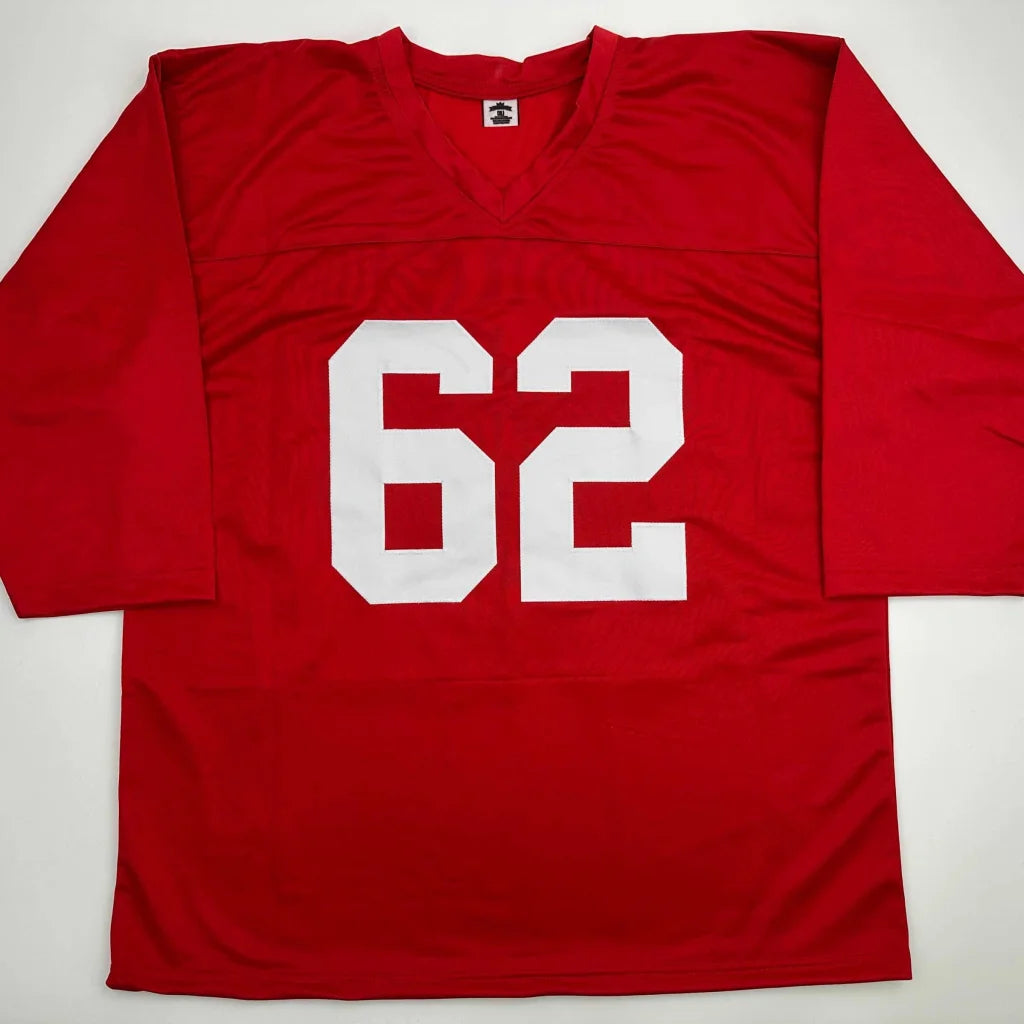 Autographed Charley Trippi Arizona Red Football Jersey JSA COA | Authenticated Signed Sports Jersey | vintageantiquesgifts.com