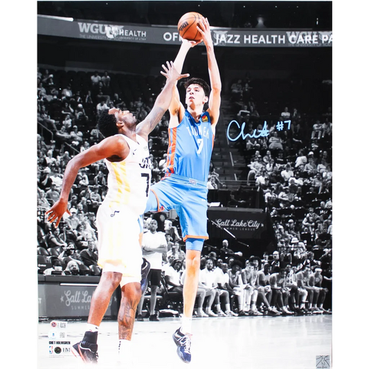 Signed Oklahoma City Thunder 16x20 basketball photo with third-party authentication