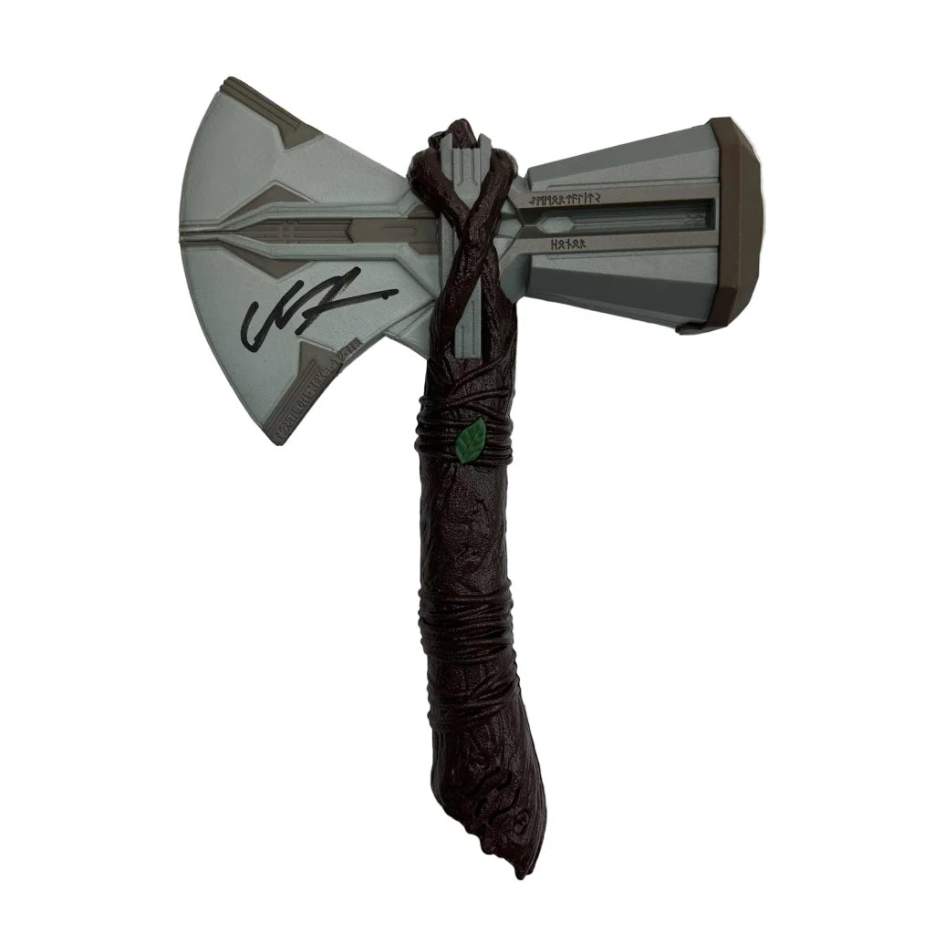 Autographed Chris Hemsworth Thor Stormbreaker 14" Axe Marvel Avengers Infinity War End Game Replica Movie Prop Toy Beckett BAS COA | Hall of Fame Sports Memorabilia | vintageantiquesgifts.com