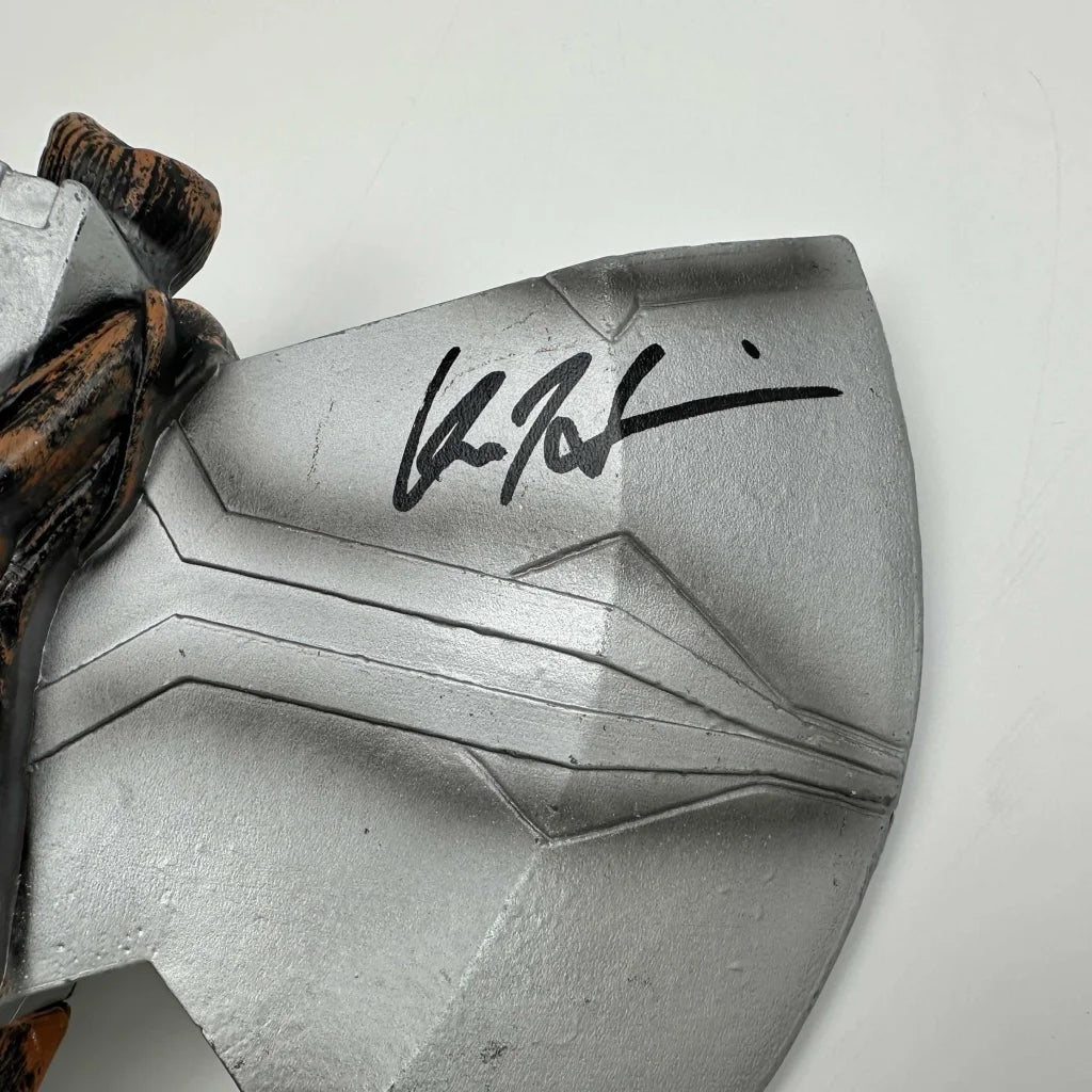 Autographed Chris Hemsworth Thor Stormbreaker 18 Inch Axe Marvel Avengers Infinity War End Game Replica Movie Prop Beckett BAS COA | Certified Authentic Signed Memorabilia | vintageantiquesgifts.com