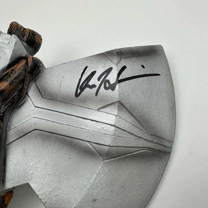 Autographed Chris Hemsworth Thor Stormbreaker 18 Inch Axe Marvel Avengers Infinity War End Game Replica Movie Prop Beckett BAS COA | Certified Authentic Signed Memorabilia | vintageantiquesgifts.com