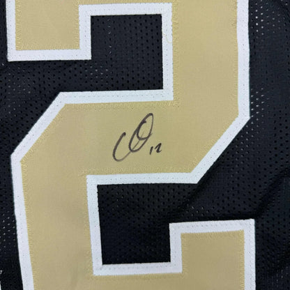 Autographed Chris Olave New Orleans Black Football Jersey Beckett BAS COA | Authenticated Signed Sports Jersey | vintageantiquesgifts.com