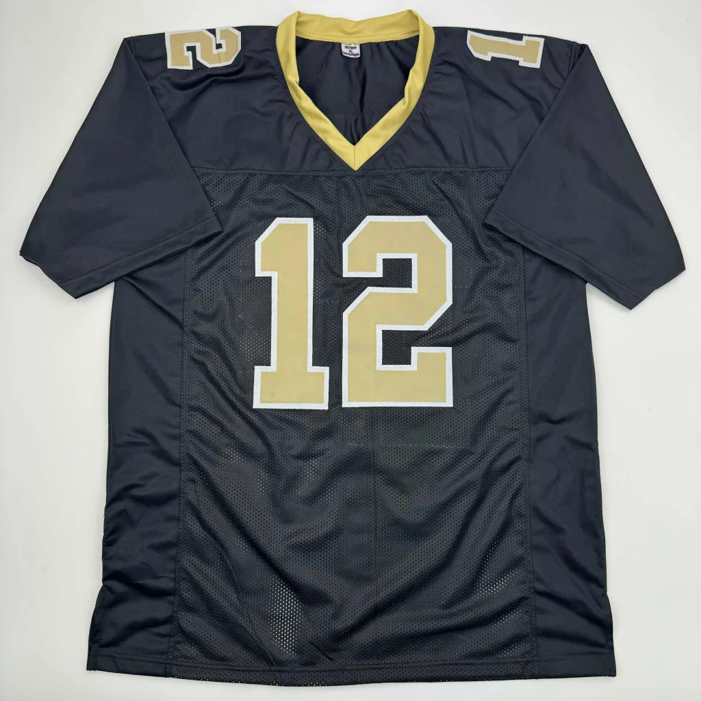 Autographed Chris Olave New Orleans Black Football Jersey Beckett BAS COA | Authenticated Signed Sports Jersey | vintageantiquesgifts.com