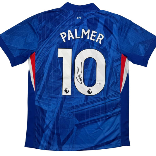Autographed Cole Palmer Chelsea FC Blue Soccer Futbol Jersey Beckett BAS COA | Hall of Fame Sports Memorabilia | vintageantiquesgifts.com