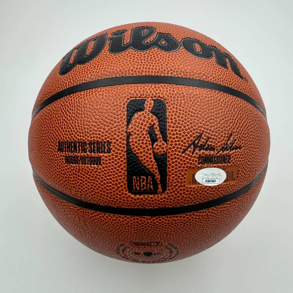 Autographed Cooper Flagg Dallas Mavericks Full Size Wilson Basketball JSA COA | Authenticated Signed Sports Collectible | vintageantiquesgifts.com