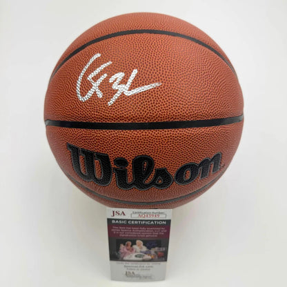 Autographed Cooper Flagg Dallas Mavericks Full Size Wilson Basketball JSA COA | Certified Authentic Signed Memorabilia | vintageantiquesgifts.com