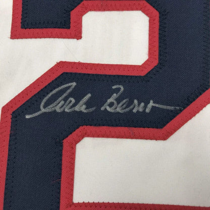 Back of autographed Corbin Bernsen Major League custom jersey with John Berry signed number 2