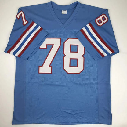 Light blue mesh custom jersey with white and red 78 front and 7 and 8 sleeves for professional sports league