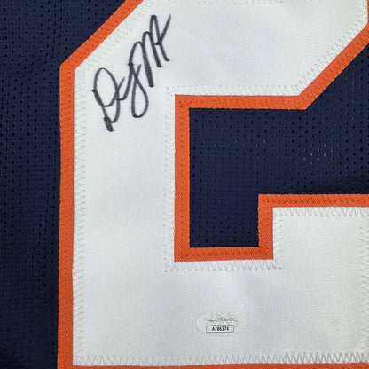 Autographed D.J. DJ Moore Chicago Retro Blue Football Jersey Beckett JSA COA | Authenticated Signed Sports Jersey | vintageantiquesgifts.com
