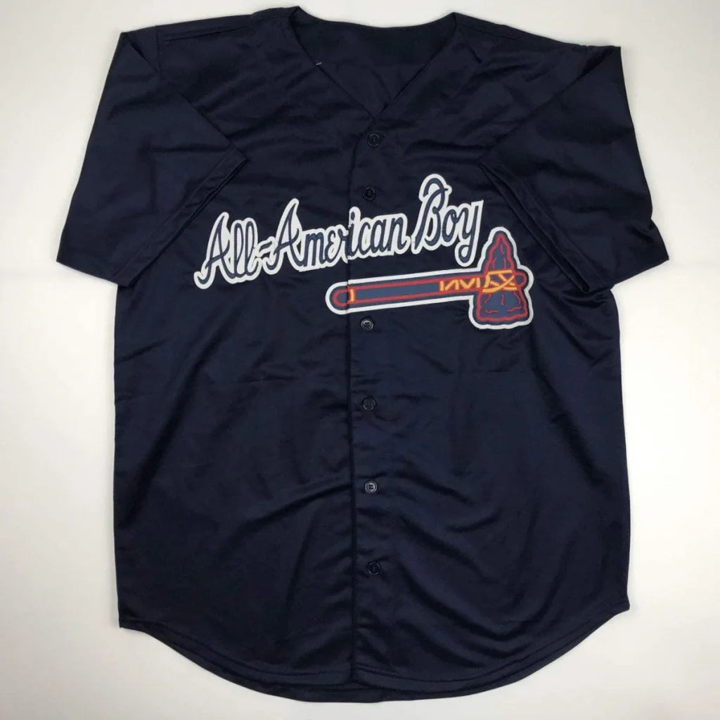 Autographed Dale Murphy Atlanta Dark Blue Baseball Jersey PSA/DNA COA | Authenticated Signed Sports Jersey | vintageantiquesgifts.com