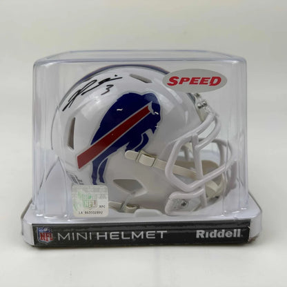 Autographed Damar Hamlin Buffalo Bills mini helmet with Beckett COA