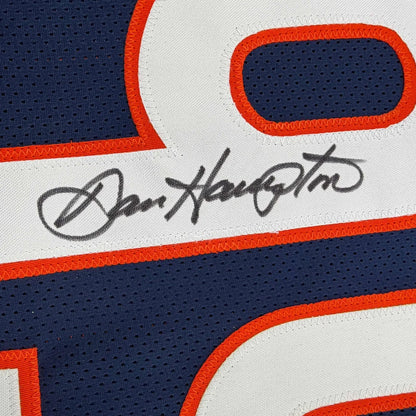 Autographed Dan Hampton Chicago Blue Football Jersey Beckett BAS COA | Authenticated Signed Sports Jersey | vintageantiquesgifts.com