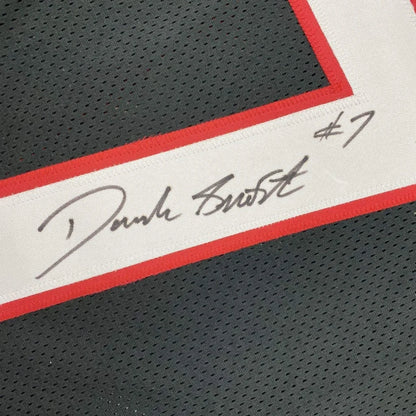 Autographed D’Andre Swift Georgia black custom jersey with number 7