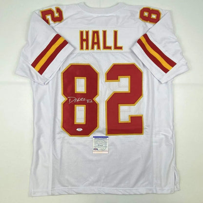 Authentic custom jersey from professional sports league with Hall 82 autograph