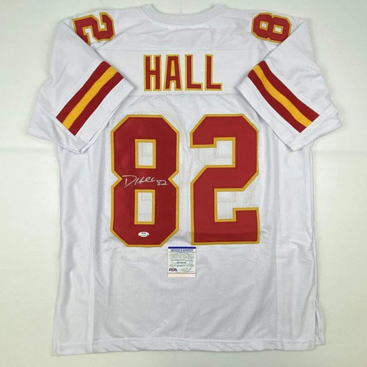 Authentic custom jersey from professional sports league with Hall 82 autograph