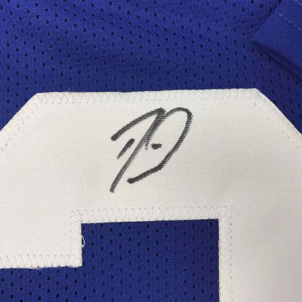 Indianapolis blue custom jersey with Darius Shaquille Leonard autograph