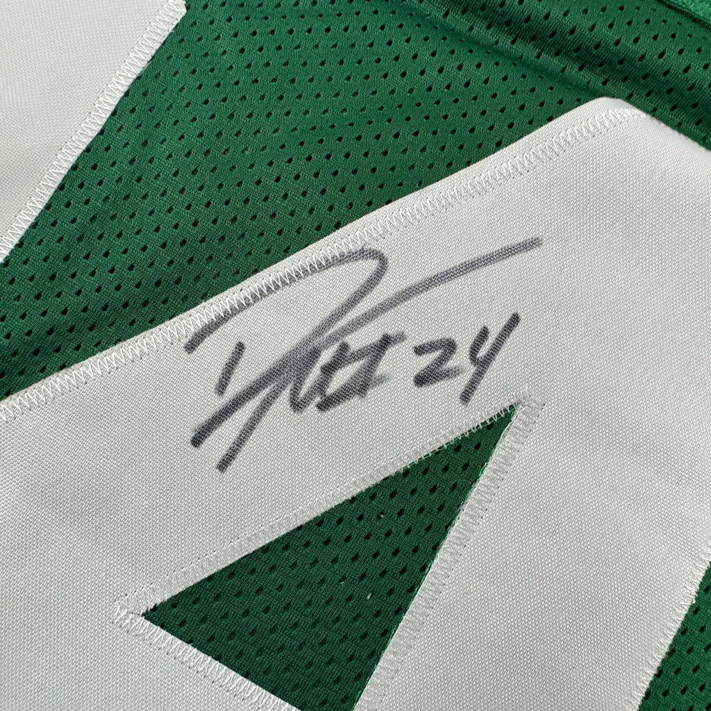 Autographed green professional sports league jersey from Own This Epic Revis 24 product