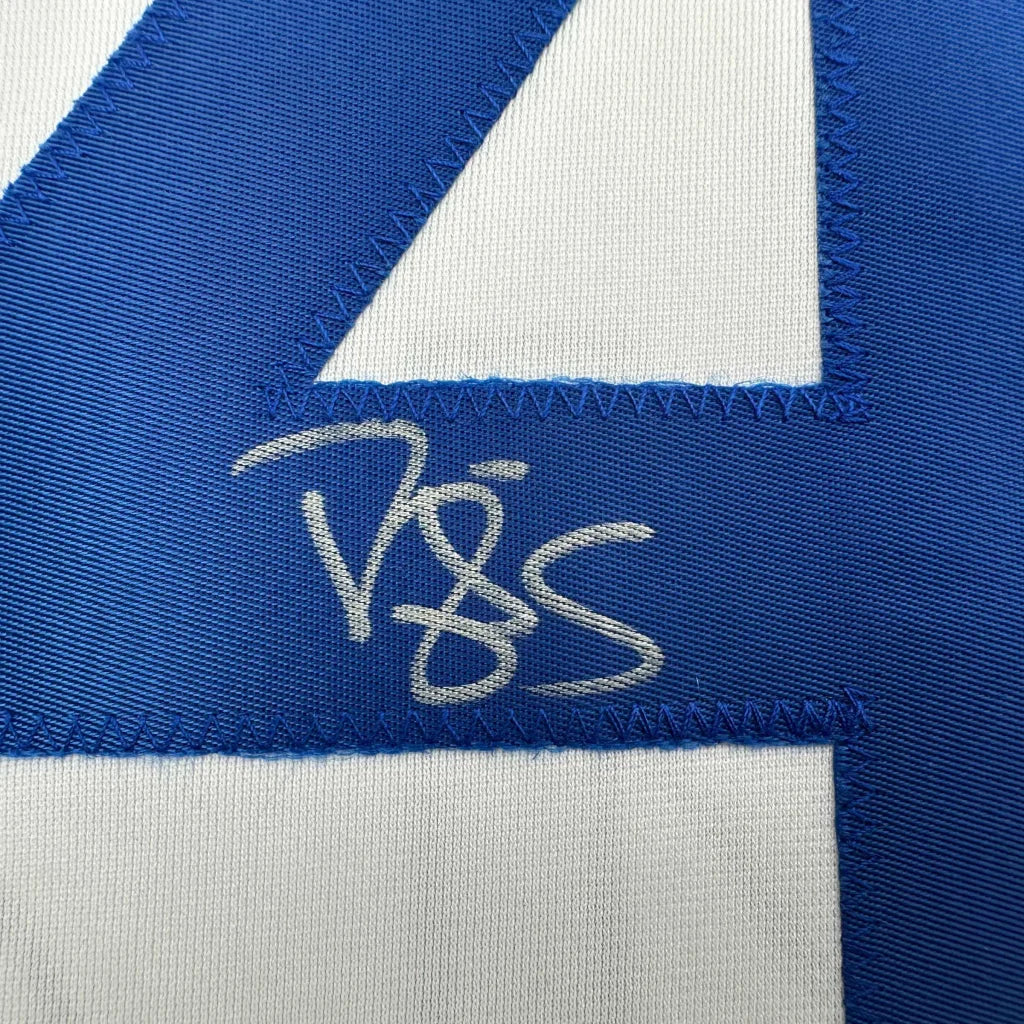 Autographed/Signed Darryl Strawberry Los Angeles LA White Baseball Jersey JSA COA