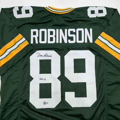 Autographed Dave Robinson HOF 13 Green Bay Packers custom jersey