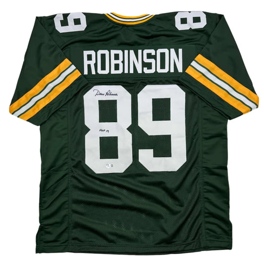 Autographed Dave Robinson Green Bay Packers custom jersey with number 89