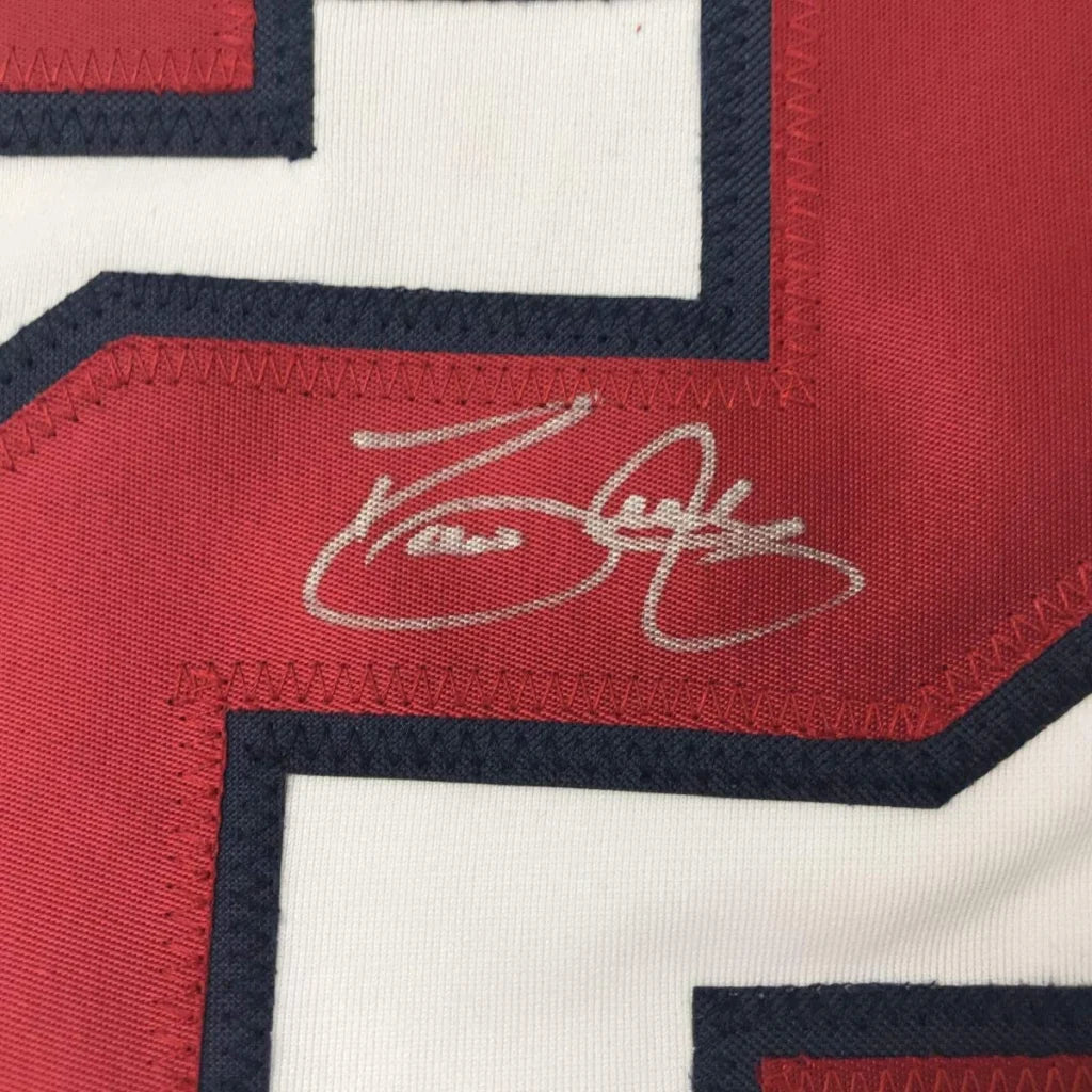 Autographed David Justice Atlanta White Baseball Jersey JSA COA | Authenticated Signed Sports Jersey | vintageantiquesgifts.com