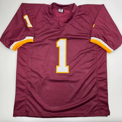 Autographed Deebo Samuel custom professional sports jersey with number 1