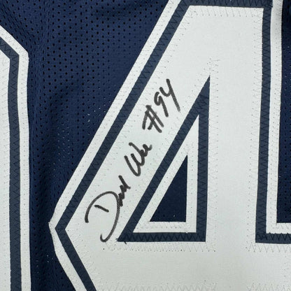Autographed Dallas Cowboys custom jersey with number 74 from professional sports league
