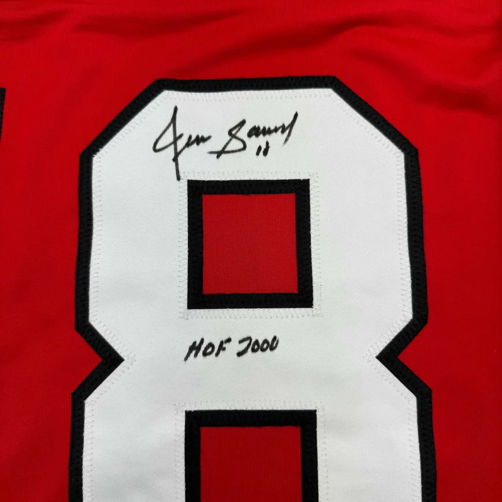Chicago Red signed jersey with Jim Bunning HOF 2000 inscription JSA COA