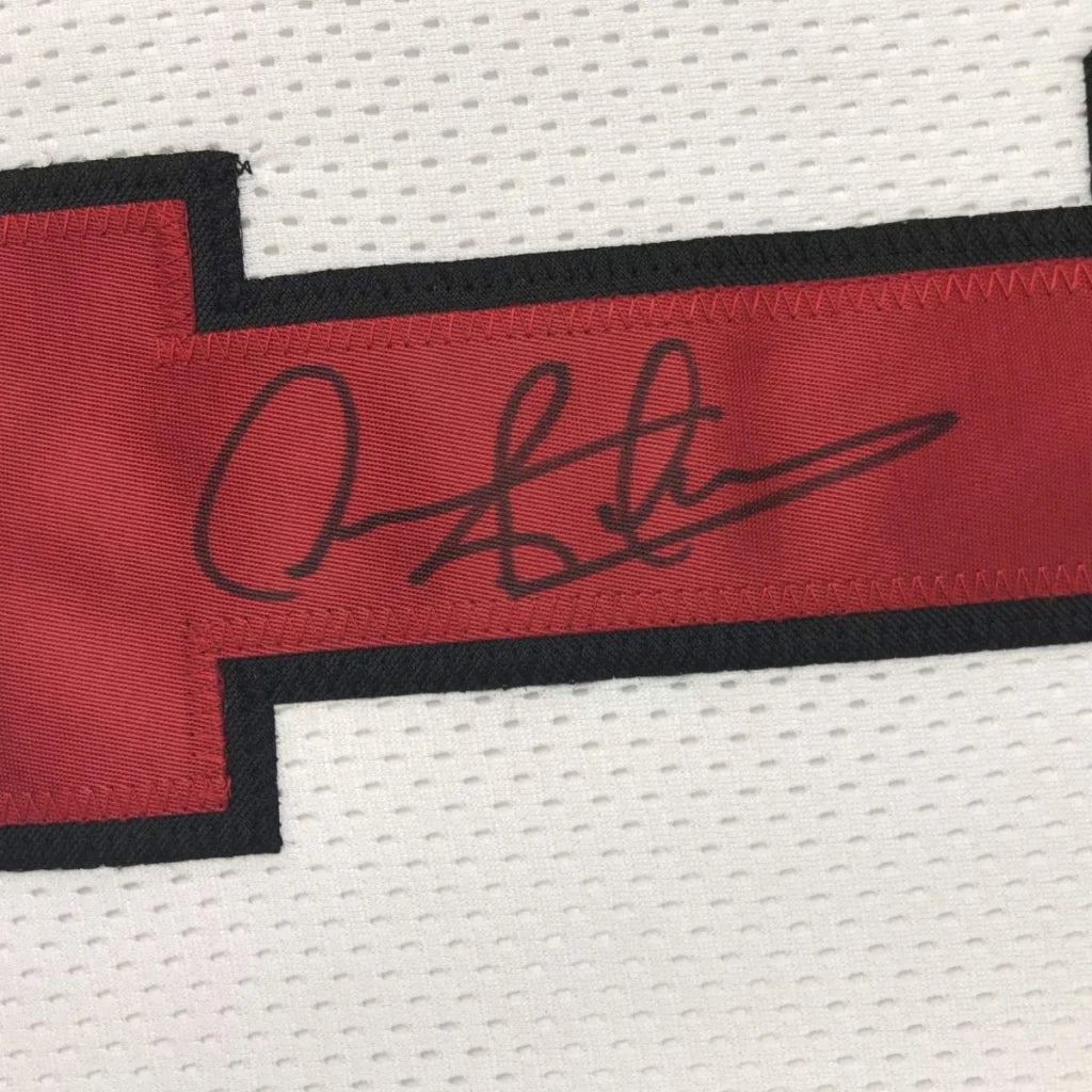 Autographed Dennis Rodman Chicago White Basketball Jersey JSA COA | Authenticated Signed Sports Jersey | vintageantiquesgifts.com