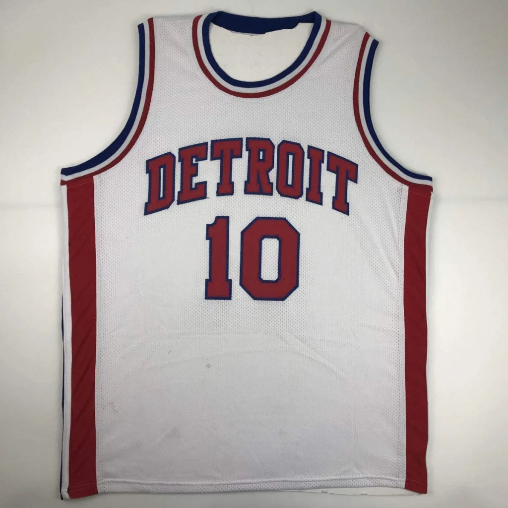 Dennis Rodman Detroit custom jersey with JSA COA signature