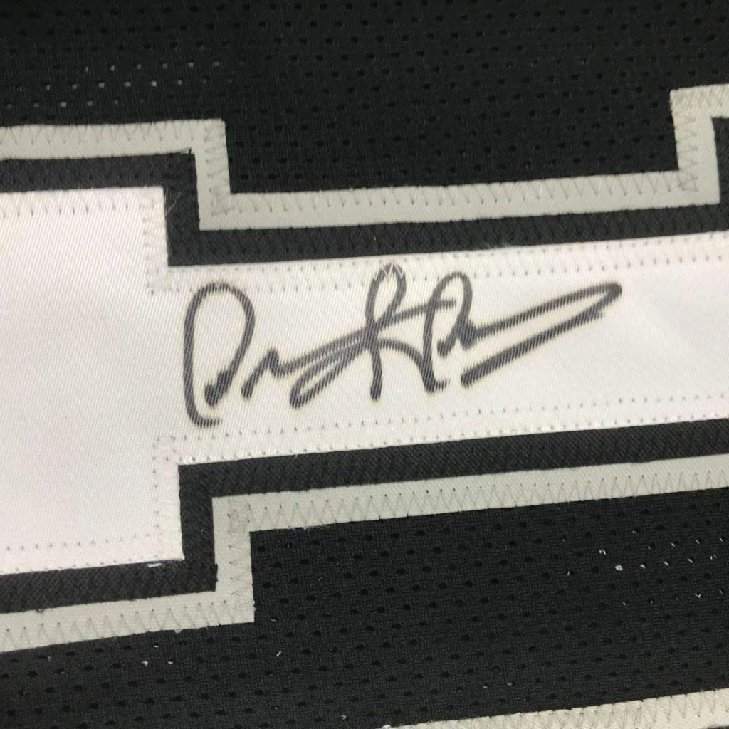 Autographed Dennis Rodman custom San Antonio black jersey with signature, PSA/DNA COA