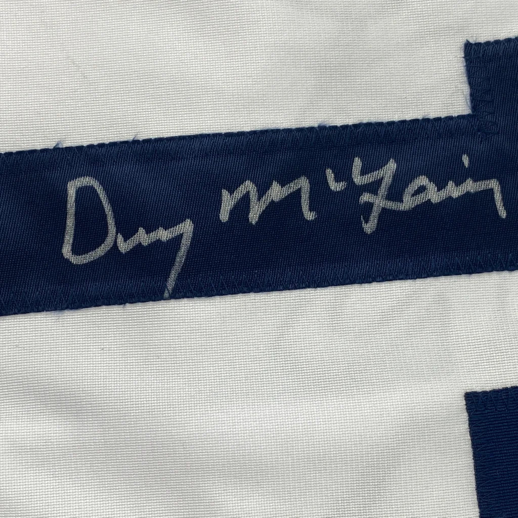 Autographed Denny McLain Detroit White Baseball Jersey JSA COA | Authenticated Signed Sports Jersey | vintageantiquesgifts.com