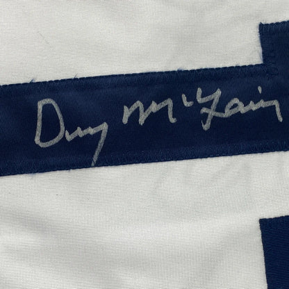 Autographed Denny McLain Detroit White Baseball Jersey JSA COA | Authenticated Signed Sports Jersey | vintageantiquesgifts.com