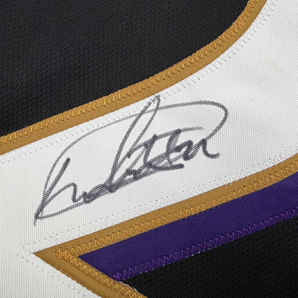 Autographed Derrick Henry Baltimore Black Football Jersey JSA COA | Authenticated Signed Sports Jersey | vintageantiquesgifts.com