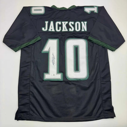 Autographed DeSean Jackson Philadelphia Black Football Jersey Beckett BAS COA | Hall of Fame Sports Memorabilia | vintageantiquesgifts.com