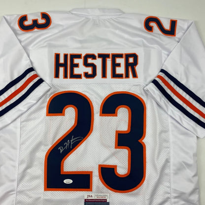 Signed HESTER 23 custom jersey from Professional Sports League with autograph and navy blue accents